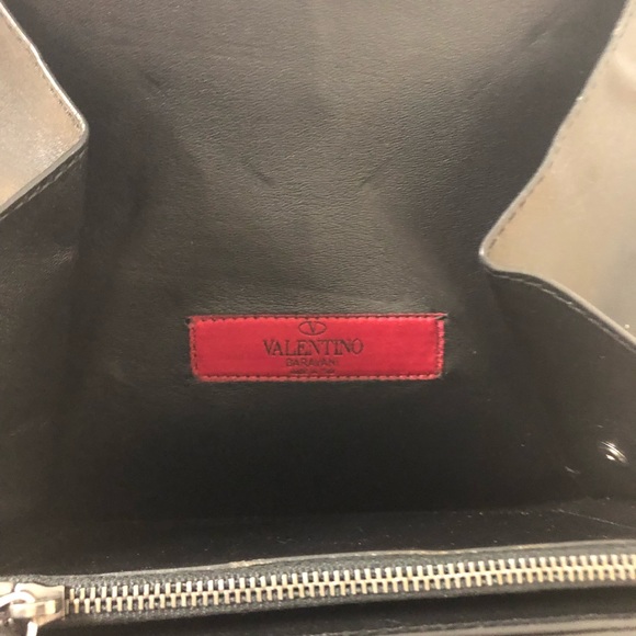 NWT Valentino rockstud love blade appliqué bag - Picture 3 of 6